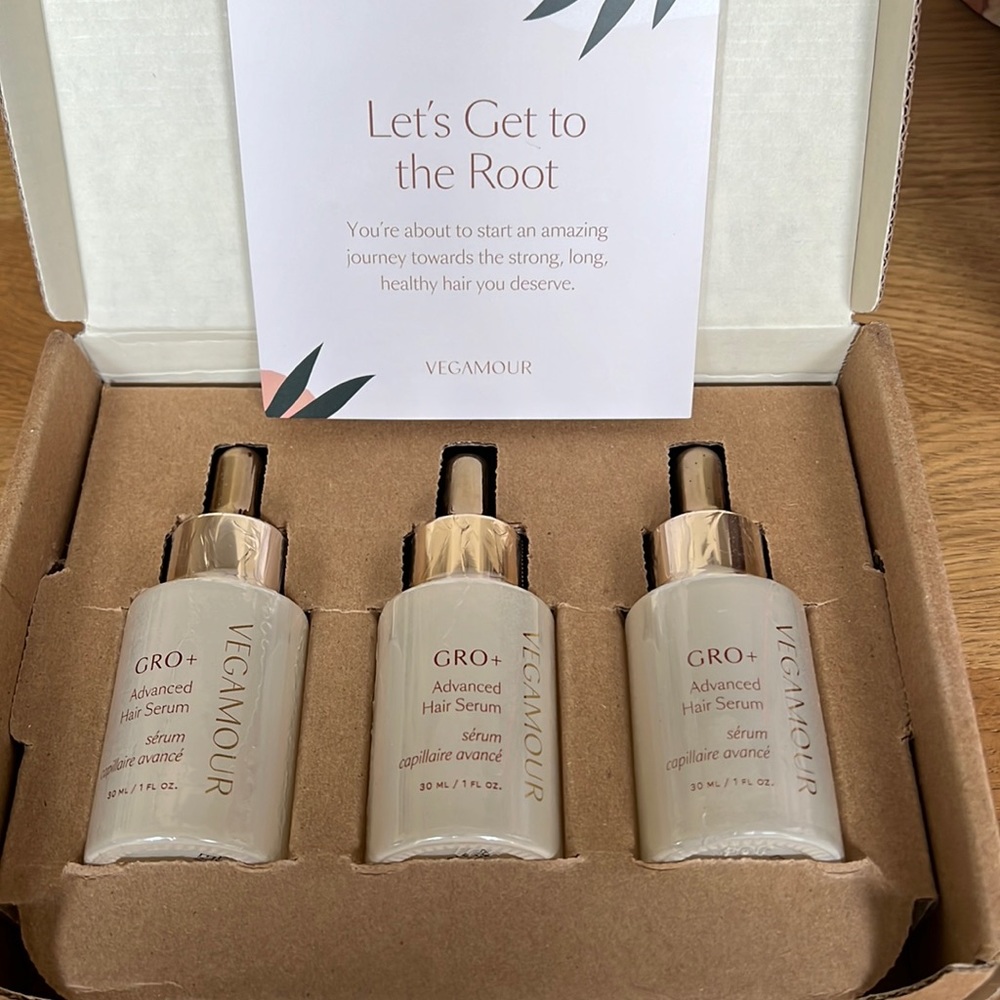 Vegamour Gro+ Advanced Hair Serum- 3 pack set
